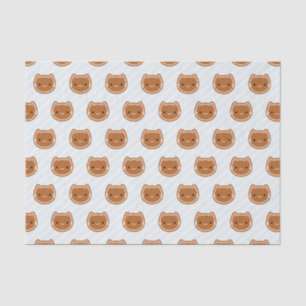 Cute Christmas Gingerbread Cat Tissue Paper