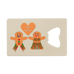 Cute Christmas Gingerbread Couple