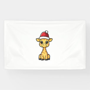 Cute Christmas Giraffe Comic   Banner