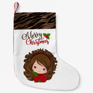 Cute Christmas Girl Stocking