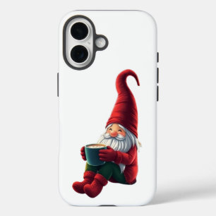 Cute Christmas gnome iPhone 16 Case