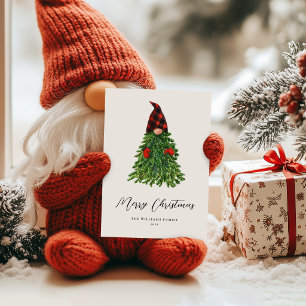 Cute Christmas Gnome Non-Photo Holiday Card