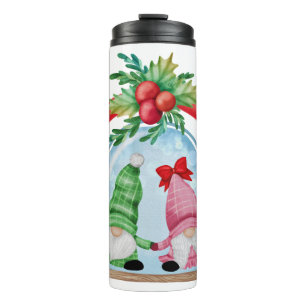 Cute Christmas Gnome Thermal Tumbler