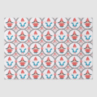 Cute Christmas Gnome Tissue Paper