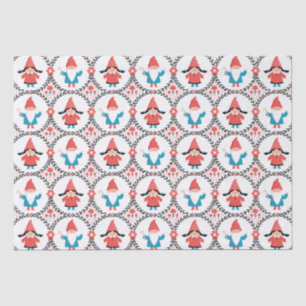 Cute Christmas Gnome Tissue Paper