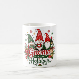 Cute Christmas Gnomes Holiday Design Coffee Mug