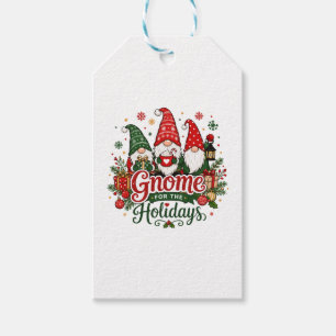 Cute Christmas Gnomes Holiday Design Gift Tags