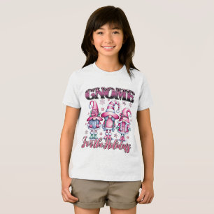 Cute Christmas Gnomes T-Shirt Tri-Blend Shirt