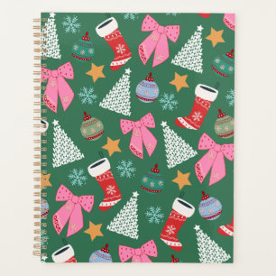 Cute Christmas Green Planner