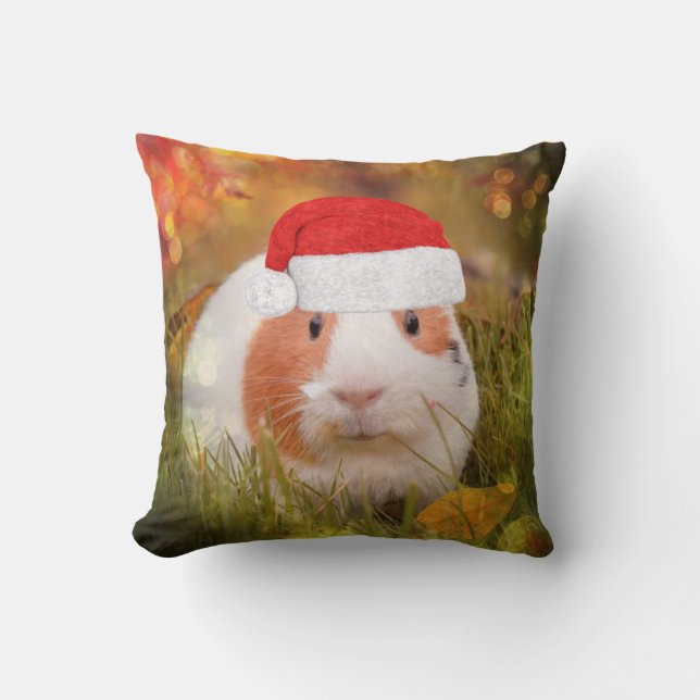 cute christmas guinea pig cushion (Front)