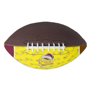Cute Christmas hat American Football