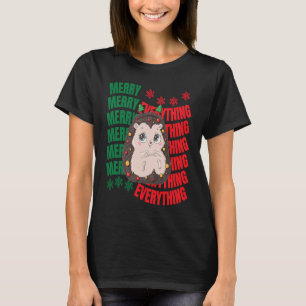 Cute Christmas hedgehog T-Shirt