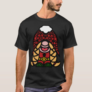 Cute Christmas Holiday Girl Gnome T-Shirt
