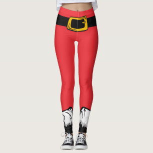 Cute Christmas Holiday Red Santa Pants