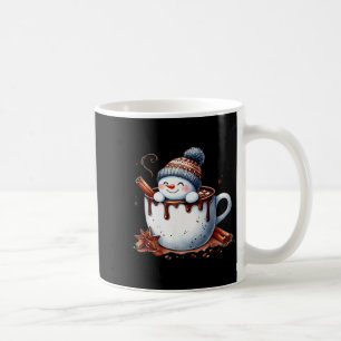 Cute Christmas Hot Chocolate Snowman Coffee Mug