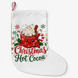 Cute Christmas Hot Cocoa Mug Small Christmas Stocking