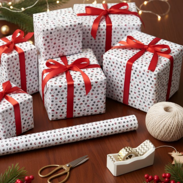 Cute Christmas Icons Seamless Wrapping Paper (Creator Uploaded)