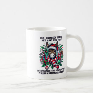 Cute Christmas Italian Christmas Donkey Dominick T Coffee Mug