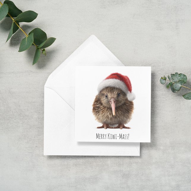 Cute Christmas Kiwi, custom Invitation (Creator Uploaded)