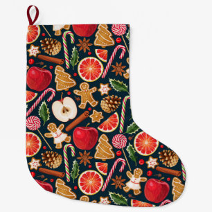 Cute Christmas Large Christmas Stocking