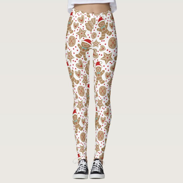 Cute Christmas Leggings (Front)