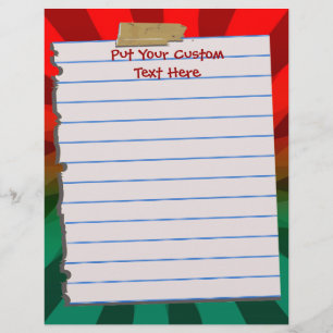 Cute Christmas Letterhead Stationery