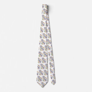 Cute Christmas, Lights and Stars with Holiday Text Tie