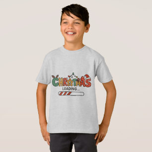 Cute Christmas Loading Sticker T-Shirt