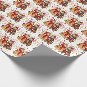 cute Christmas mice Wrapping Paper