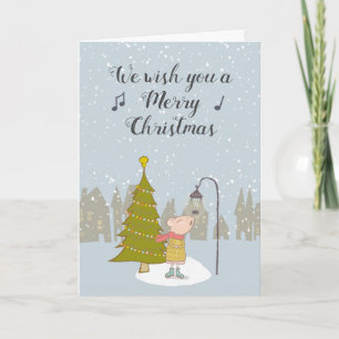 Cute Christmas Mouse Card