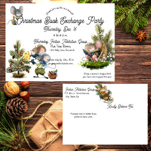 Cute Christmas Mouse Club/Organisation Invitation
