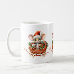 Cute Christmas Mouse Mug