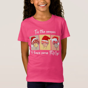 Cute Christmas Mushrooms SEASON FOR SOME FUN-GI T-Shirt