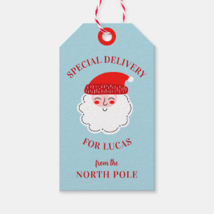 Cute Christmas North Pole Special Delivery Gift Tags