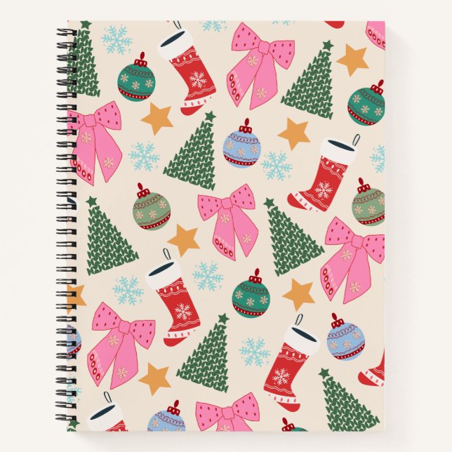 Cute Christmas Notebook (Front)