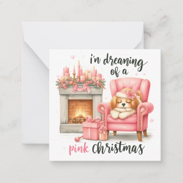 Cute Christmas Notelets Card (Front)