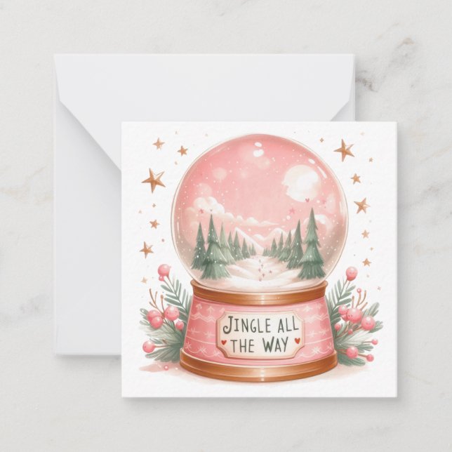 Cute Christmas Notelets Card (Front)