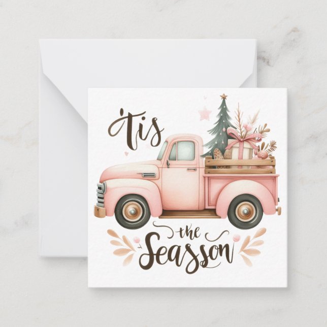 Cute Christmas Notelets Card (Front)