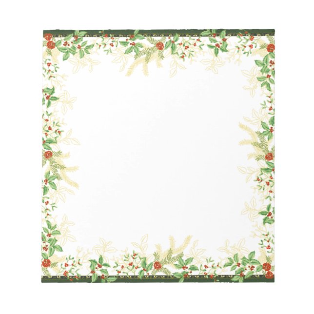 Cute Christmas Notepad (Front)