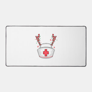 Cute Christmas Nurse Desk Mat