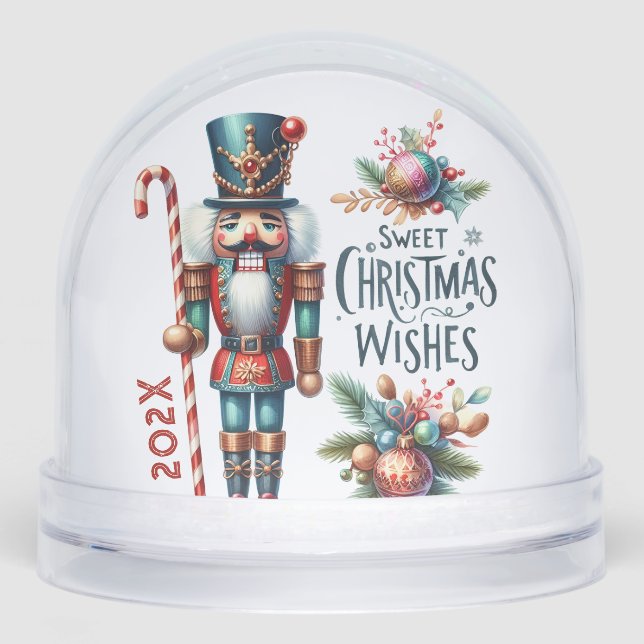 Cute Christmas Nutcracker  Snow Globes Snowglobe (Front)