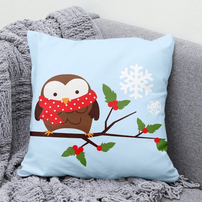 Cute Christmas Owl Cushion (Creator Uploaded)