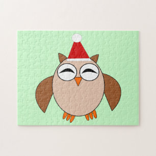 Cute Christmas Owl Puzzle