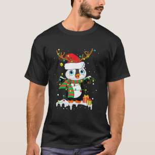 Cute Christmas Pajama Penguin Cool Penguin Bird Lo T-Shirt