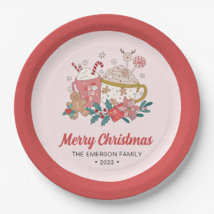Cute Christmas Paper Plate