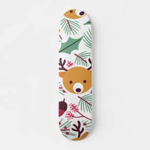 Cute Christmas Pattern Skateboard
