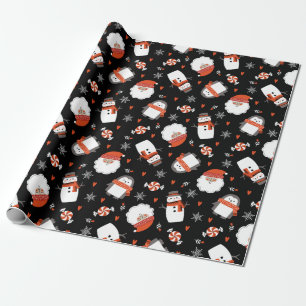 Cute Christmas Pattern Wrapping Paper