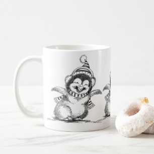 Cute Christmas Penguin, Happy Baby Bird Coffee Mug