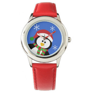 Cute Christmas Penguin Wrist Watch