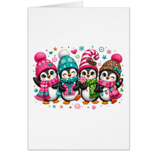 Cute Christmas Penguins
